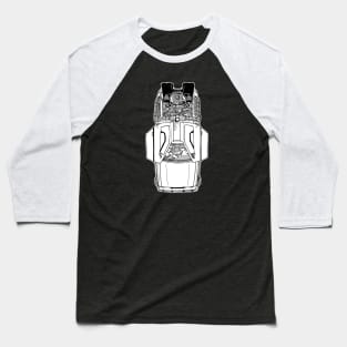 Love Machine (Dark Mode) Baseball T-Shirt